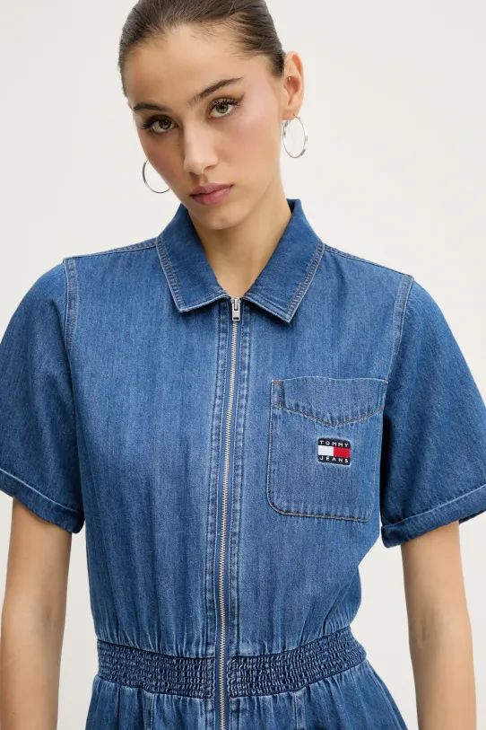 Tommy Jeans kombinezon jeansowy niebieski DW0DW20371