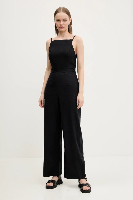 Abercrombie & Fitch salopeta din in uni negru KI159.5546.900