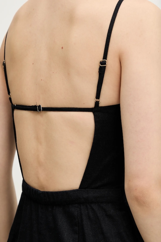 Abercrombie & Fitch tuta di lino KI159.5546.900 nero