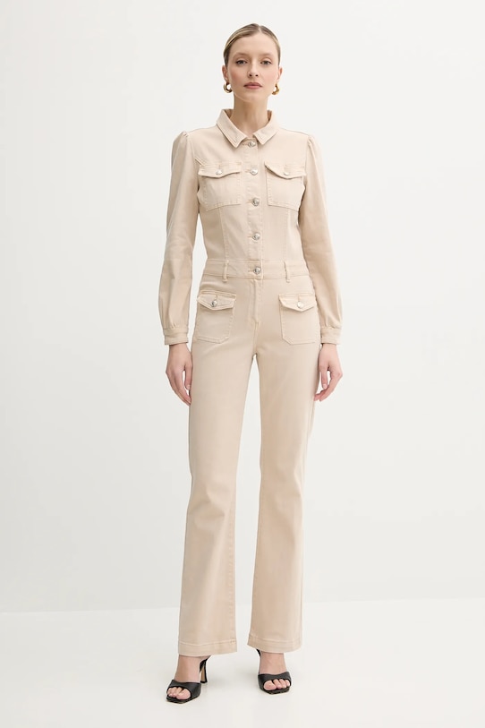 Džínový overal Morgan PVARMA riflovina béžová PVARMA