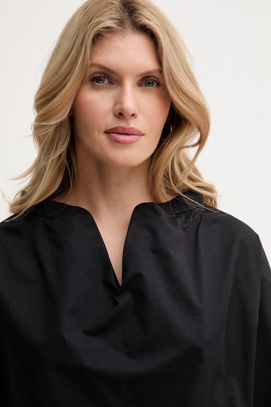 MAX&Co. salopetă din bumbac negru 2518241022200