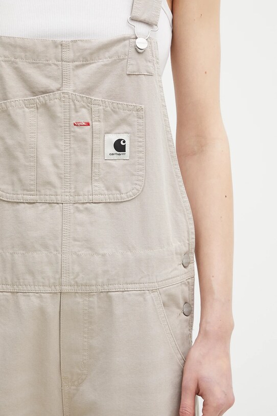 Carhartt WIP ogrodniczki bawełniane Bib Overall Straight beżowy I034828.2OR4O