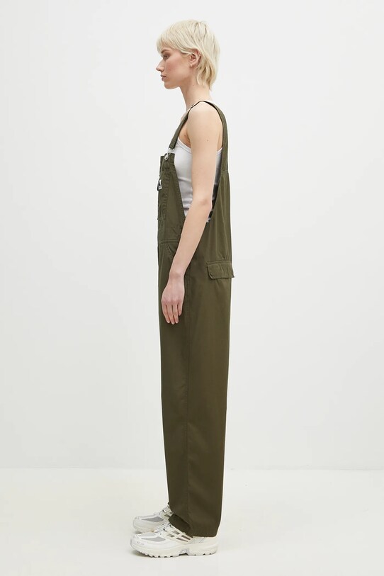 Pamučne tregerice Carhartt WIP Harlington Bib I034830.4102 zelena SS25