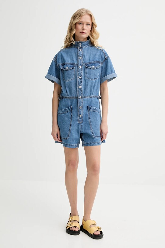 Džínový overal Levi's SS SURPLUS ROMPER 001WI modrá SS25