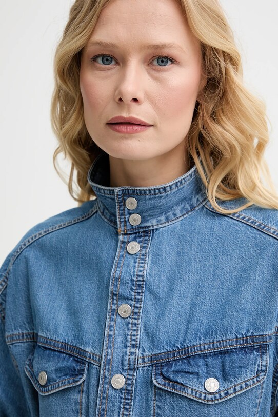 Džínový overal Levi's SS SURPLUS ROMPER modrá 001WI