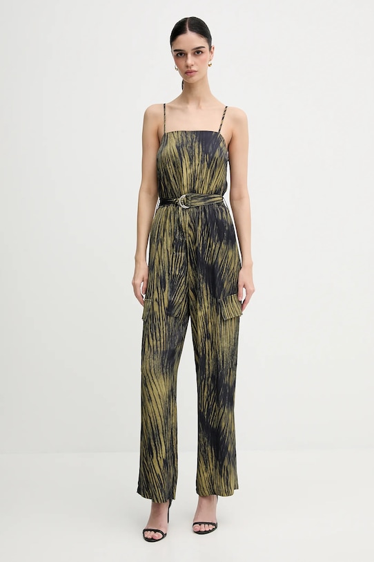 Sisley kombinezon casual zielony 48JCLT00O