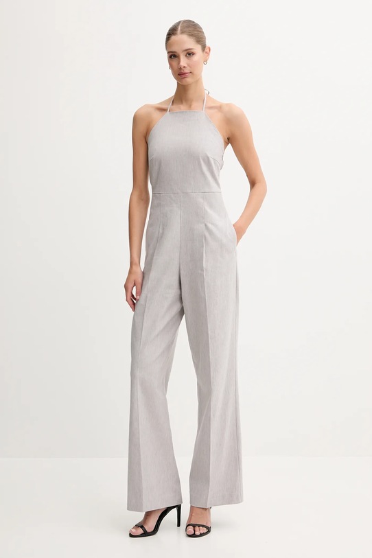 Sisley salopetă amestecată cu in spate descoperit gri 4NP9LT00N