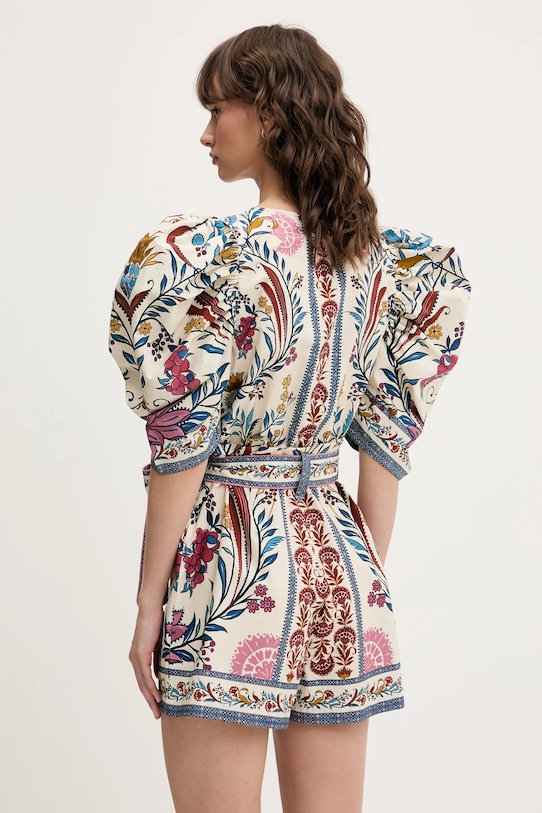 Odzież Farm Rio kombinezon bawełniany 328932 beżowy