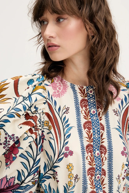 Farm Rio kombinezon bawełniany beżowy 328932