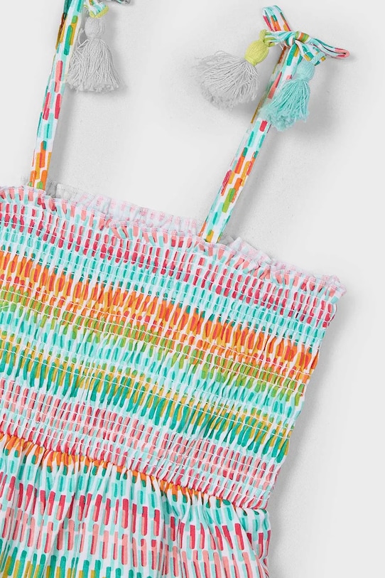 Dziewczynka Mayoral kombinezon bawełniany dziecięcy 3877.6Q.Mini.PPYA zielony