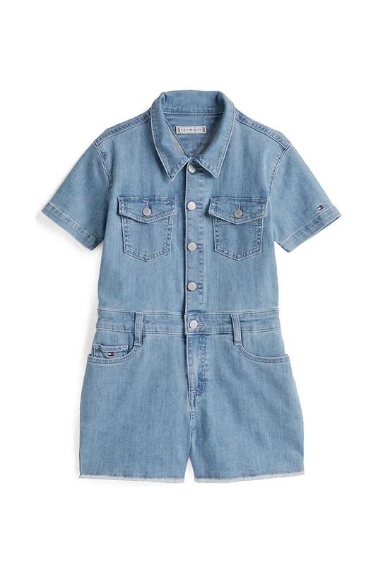 Tommy Hilfiger kombinezon jeansowy dziecięcy KG0KG08489.PPYA niebieski SS25