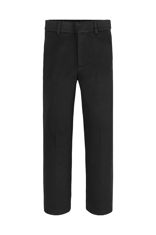Dječje hlače Calvin Klein Jeans TAILORED PUNTO IB0IB02341.PPYA crna SS25