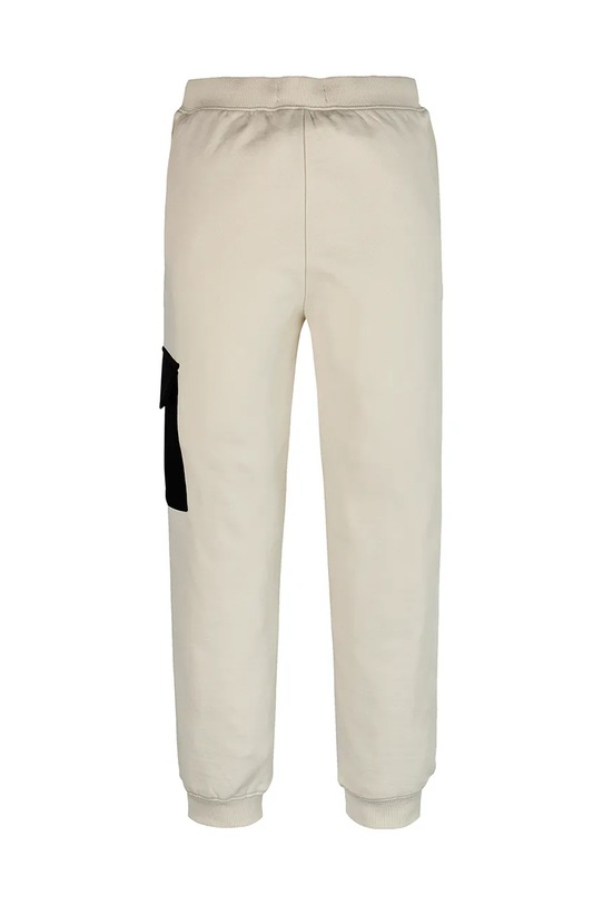 Dječaci Dječji pamučni donji dio trenirke Calvin Klein Jeans BLOCK CARGO IB0IB02349.PPYA bež