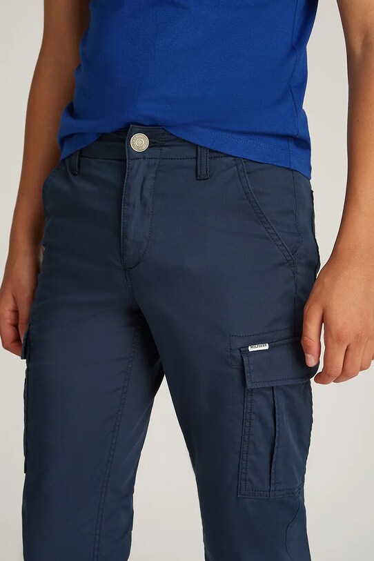Детские брюки Tommy Hilfiger KB0KB09303.128.176.PPYA тёмно-синий