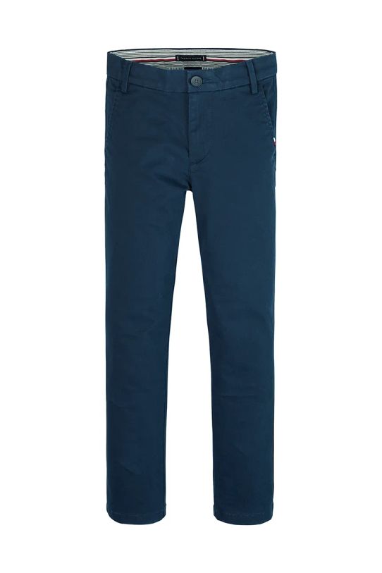 Tommy Hilfiger pantaloni copii KB0KB09435.128.176.PPYA bleumarin SS25