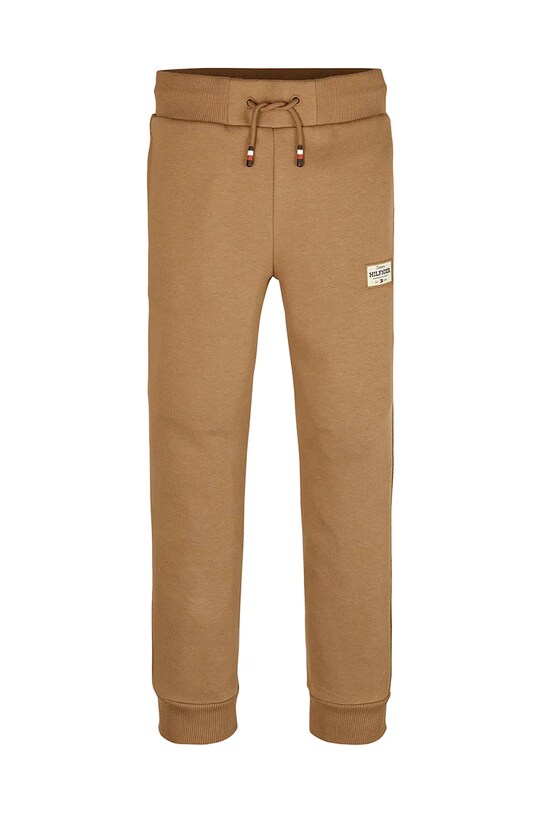Дитячі спортивні штани Tommy Hilfiger KB0KB09308.104.122.PPYA коричневий SS25