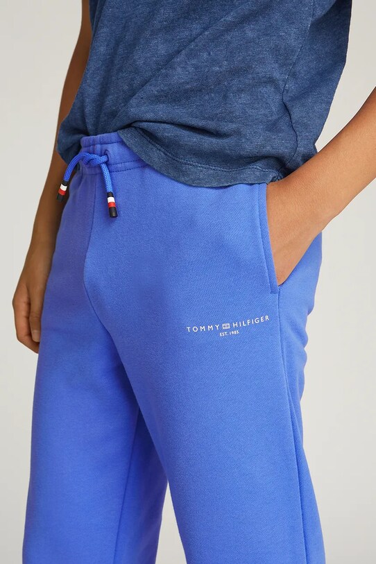 Дитячі спортивні штани Tommy Hilfiger KS0KS00596.128.176.PPYA блакитний