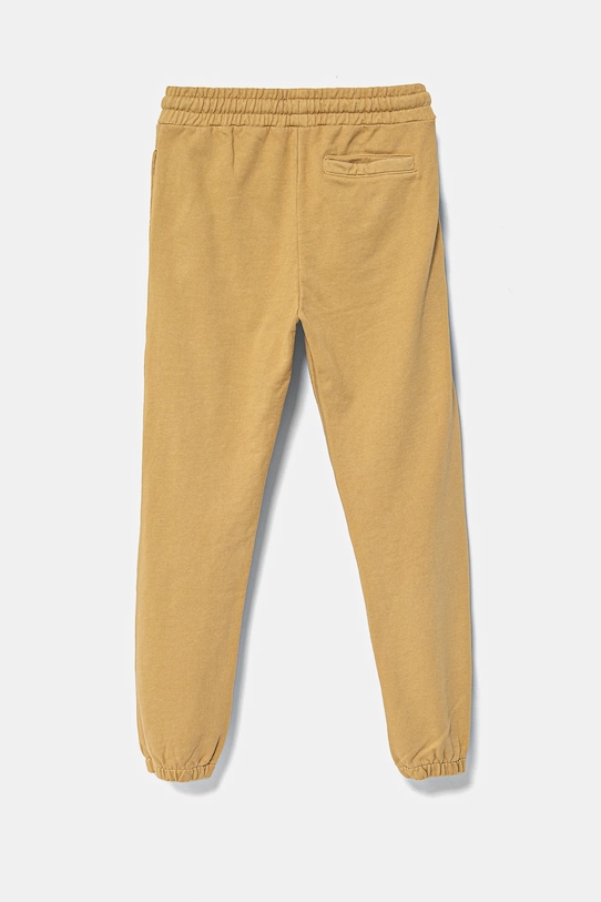 Guess spodnie dresowe bawełniane dziecięce L5RQ14.KAD74.PPYA żółty AA00