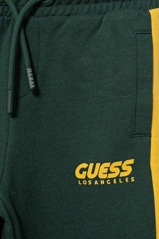 Хлопчик Дитячі бавовняні штани Guess N5RQ11.KA6R4.PPYA зелений