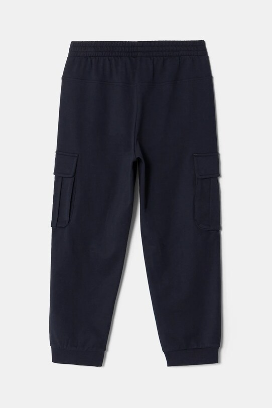 Детские хлопковые штаны EA7 Emporio Armani 7B000028.AF10380 тёмно-синий SS25