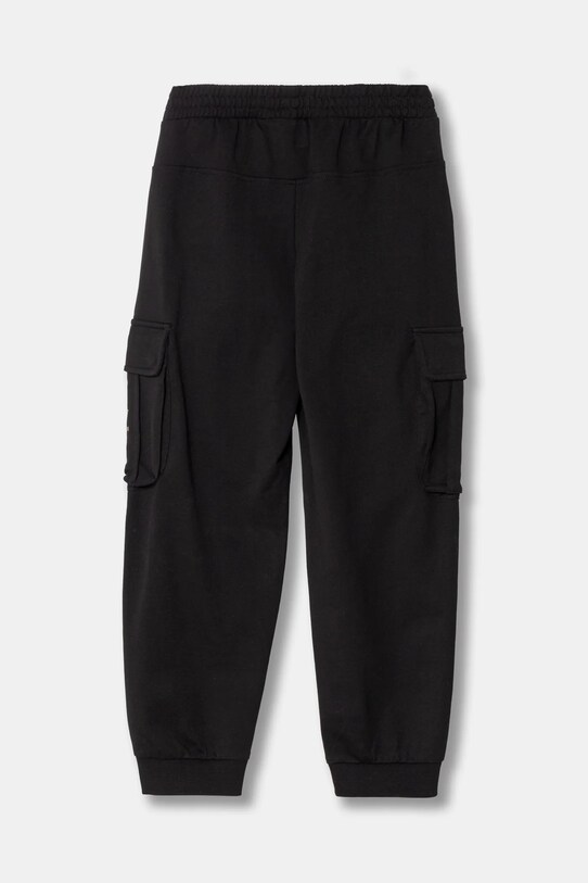 Детские хлопковые штаны EA7 Emporio Armani 7B000028.AF10380 чёрный SS25