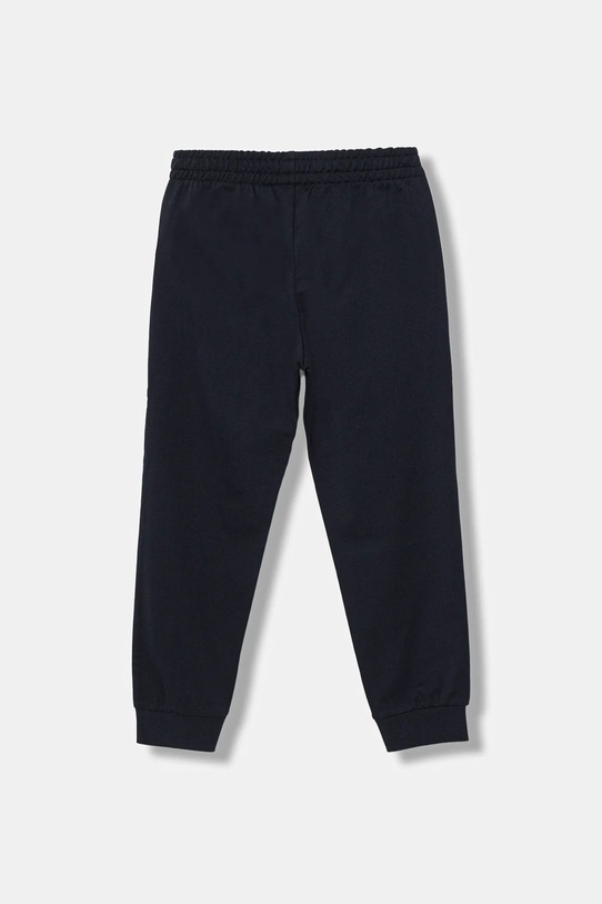 Detské bavlnené tepláky EA7 Emporio Armani 7B000027.AF10380 tmavomodrá AW25