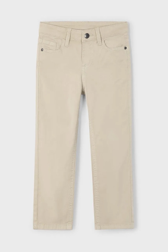 Mayoral pantaloni copii slim fit basic panza bej 509.5E.Mini.PPYA