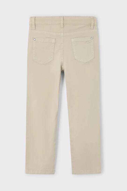 Дитячі штани Mayoral slim fit basic 509.5E.Mini.PPYA бежевий SS25