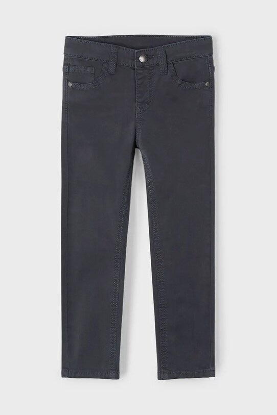 Дитячі штани Mayoral slim fit basic 509.5E.Mini.PPYA чорний SS25