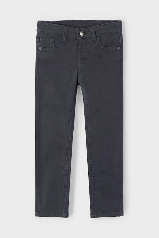 Otroške hlače Mayoral slim fit basic 509.5E.Mini.PPYA črna SS25