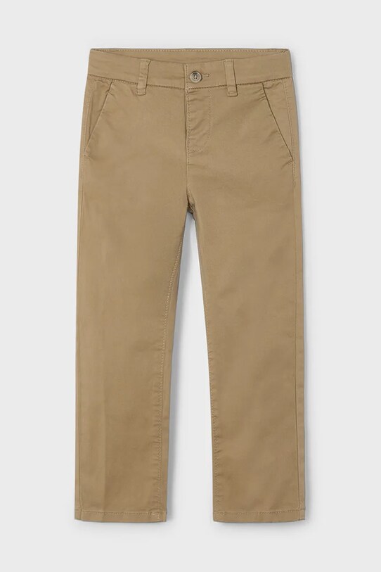 Mayoral pantaloni copii bumbac maro 512.5C.Mini.PPYA