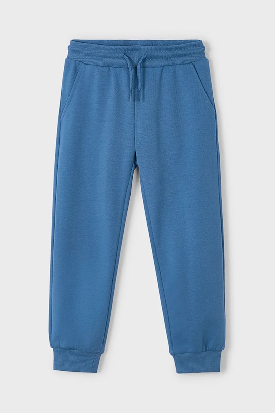 Mayoral pantaloni de trening pentru copii tricotaj albastru 742.5G.Mini.PPYA