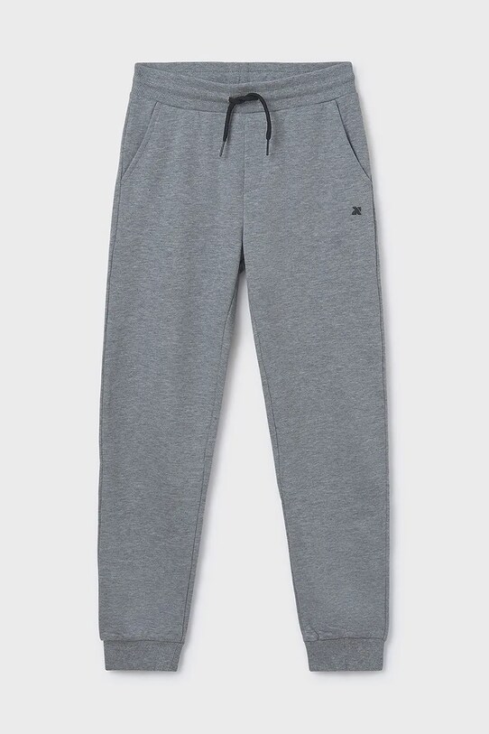 Mayoral spodnie dresowe dziecięce z elastanem szary 744.7E.Junior.PPYA