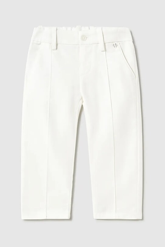 Mayoral pantaloni din bumbac pentru bebeluși bumbac bej 1576.3A.Baby.PPYA