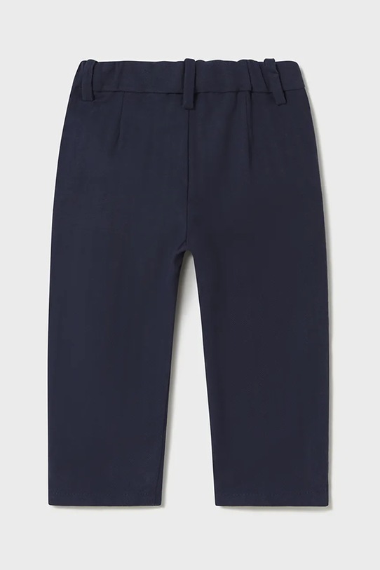 Mayoral pantaloni din bumbac pentru bebeluși 1576.3A.Baby.PPYA bleumarin SS25