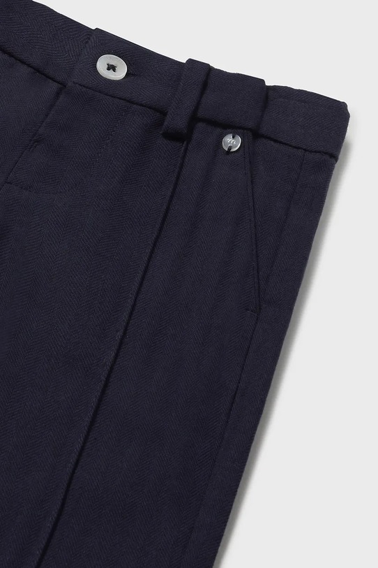 Băieți Mayoral pantaloni din bumbac pentru bebeluși 1576.3A.Baby.PPYA bleumarin