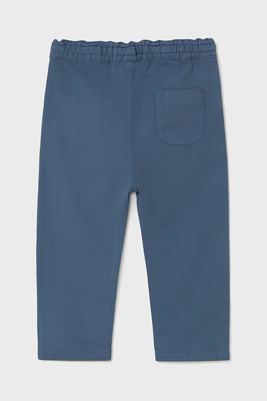 Παντελόνι με λινό μείγμα για παιδιά Mayoral relaxed fit 1580.3E.Baby.PPYA σκούρο μπλε SS25