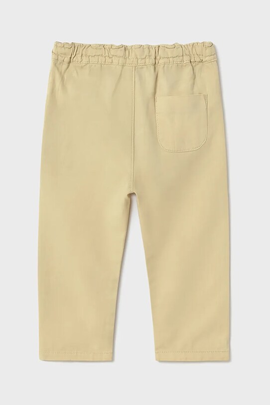 Kalhoty s lněnou směsí pro děti Mayoral relaxed fit 1580.3E.Baby.PPYA zelená SS25