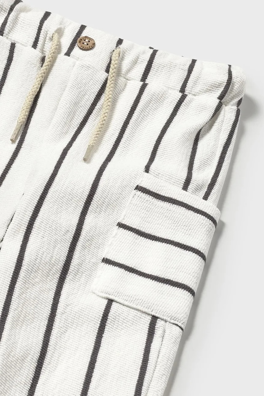 Mayoral pantaloni de bumbac pentru copii bej 1584.3F.Baby.PPYA