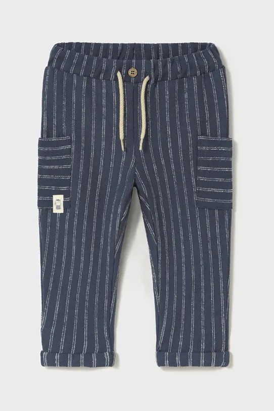 Mayoral pantaloni de bumbac pentru copii bumbac bleumarin 1584.3F.Baby.PPYA