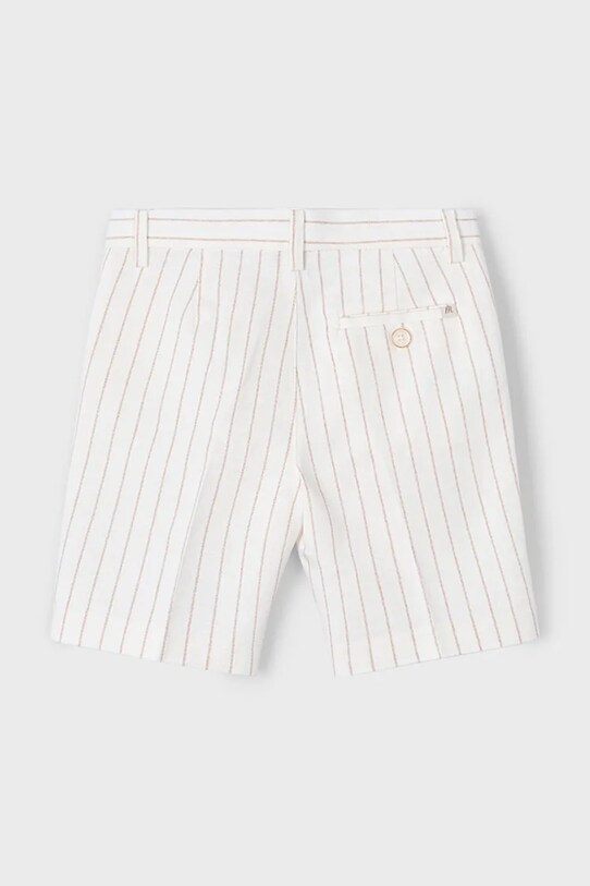 Băieți Mayoral pantaloni cu amestec de in pentru copii 3217.5A.Mini.PPYA bej