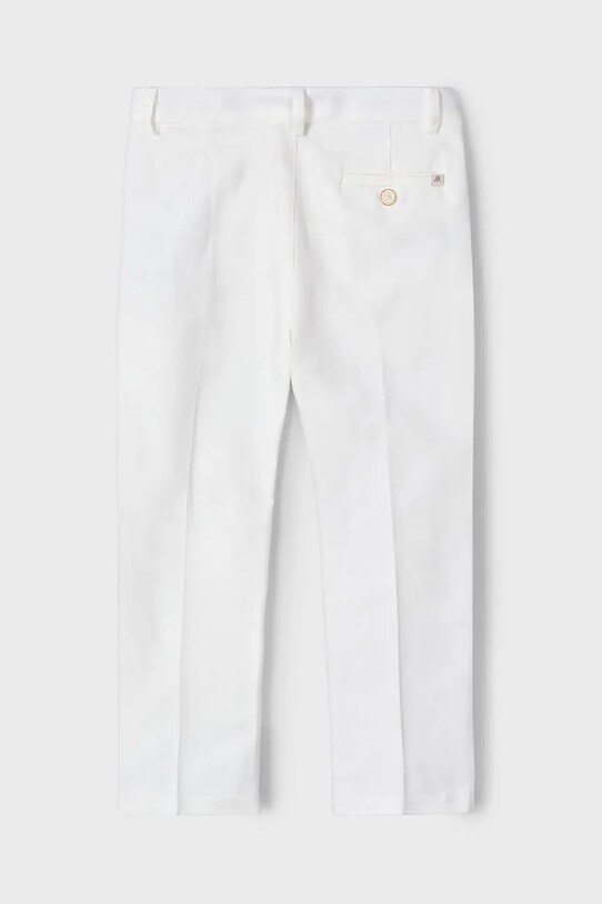 Băieți Mayoral pantaloni cu amestec de in pentru copii 3563.5A.Mini.PPYA bej