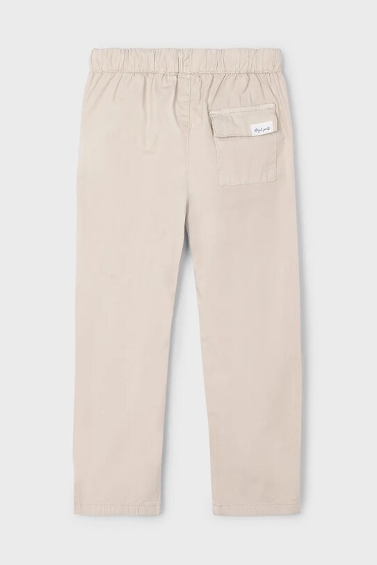 Dětské kalhoty Mayoral relaxed fit 3566.5D.Mini.PPYA béžová SS25