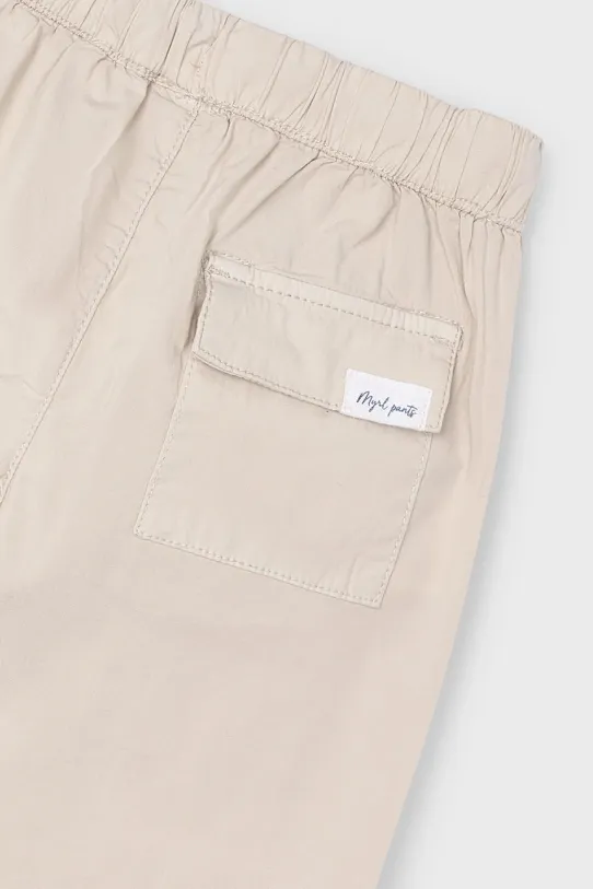 BIMBO Mayoral pantaloni per bambini relaxed fit 3566.5D.Mini.PPYA beige