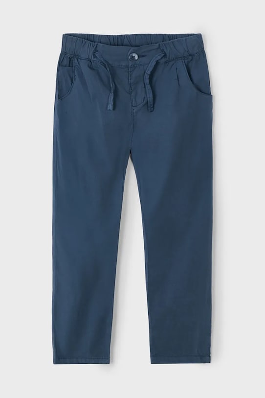 Детские брюки Mayoral relaxed fit ткань тёмно-синий 3566.5D.Mini.PPYA