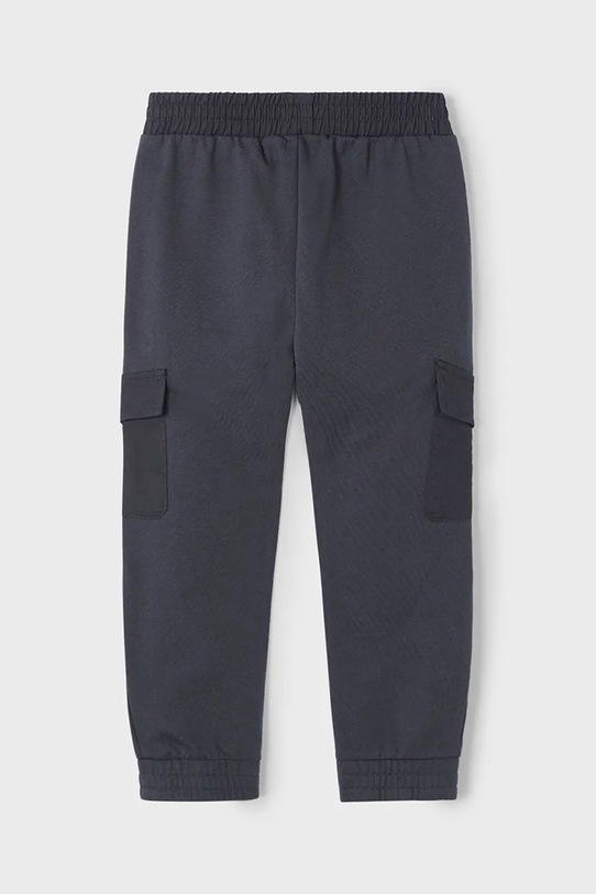 Mayoral spodnie dresowe dziecięce cargo 3570.5G.Mini.PPYA czarny SS25