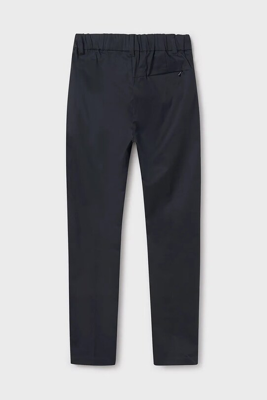 Хлопчик Дитячі бавовняні штани Mayoral slim 6523.7A.Junior.PPYA чорний