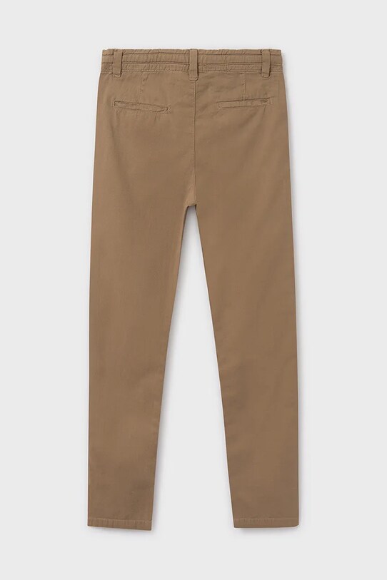 Mayoral pantaloni de bumbac pentru copii relaxed fit 6525.7C.Junior.PPYA verde SS25