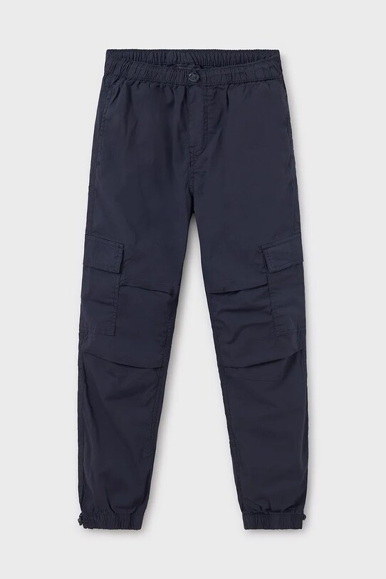 Mayoral pantaloni de trening pentru copii cargo 6529.7F.Junior.PPYA bleumarin SS25