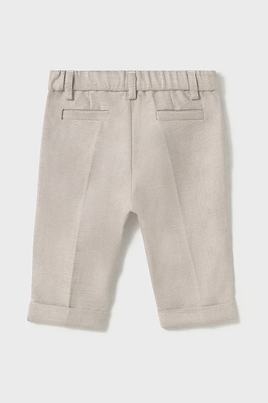 Mayoral Newborn spodnie z domieszką lnu niemowlęce 1562.1K.Newborn.PPYH beżowy SS25